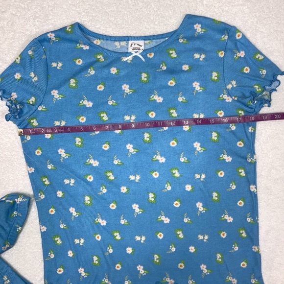 NWT xxl 18 art class blue floral summer pajamas - Picture 5 of 8